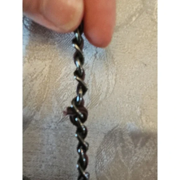 Aimee Kestenberg Purse Leather Fringe Tassel Flap Double Entry Chain Strap Boho - Picture 16 of 16